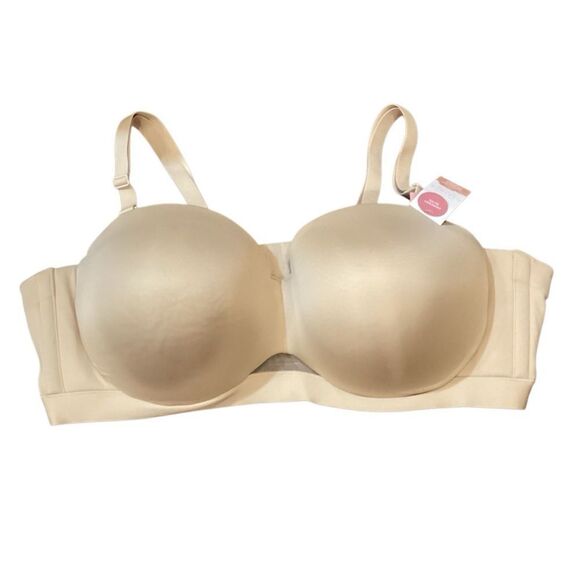 NWT Cacique Comfort Bliss Lightly Lined Multi-Way Strapless Bra 50D - Picture 6 of 12